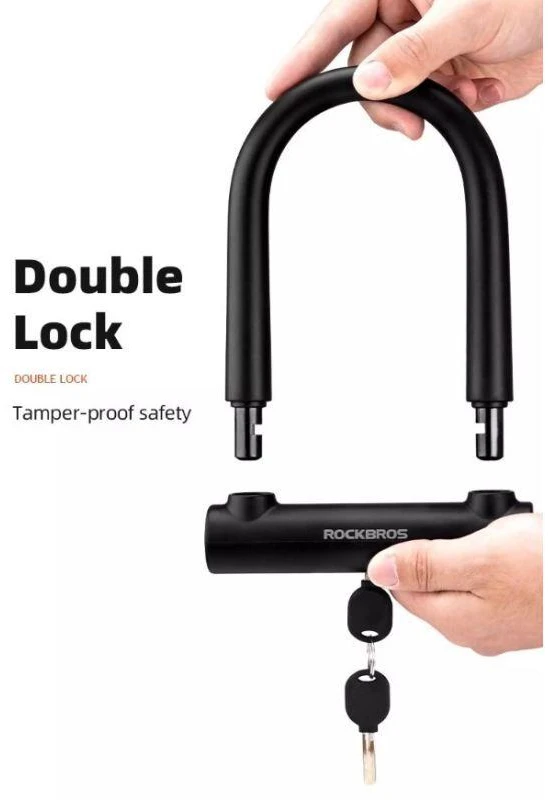 Rockbros dviračio spyna RKS610-BK juoda