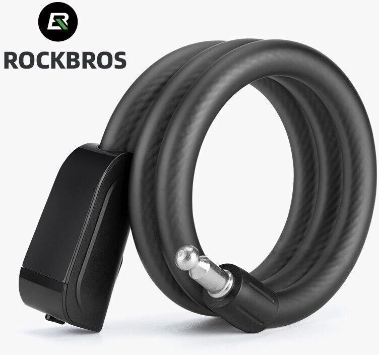 Rockbros dviračio užraktas 100cm + 2 raktai