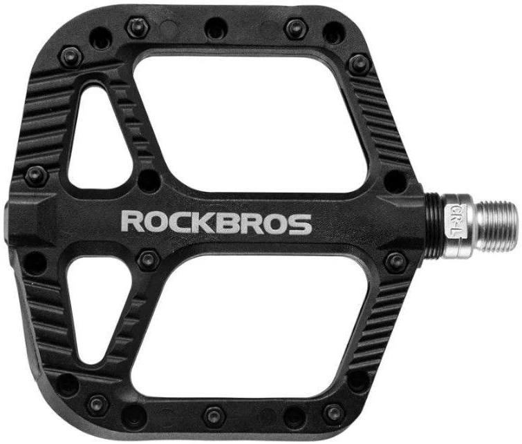 Platforminiai dviračių pedalai Rockbros, juodi