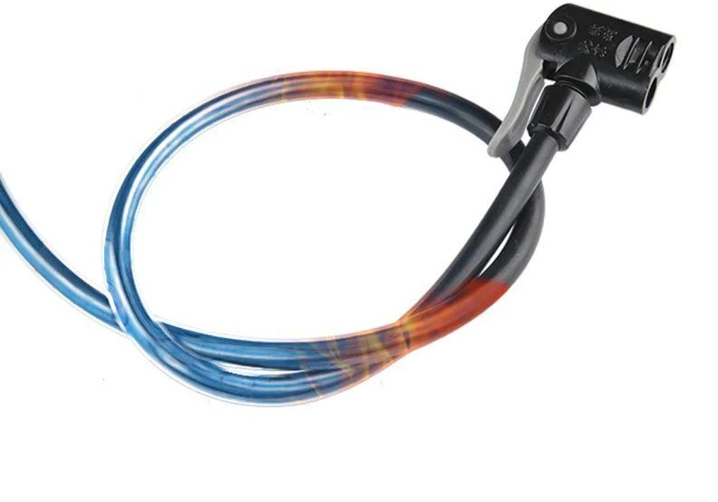„Rockbros“ GP6532B grindinė pompa su slėgio matuokliu – juoda ir oranžinė