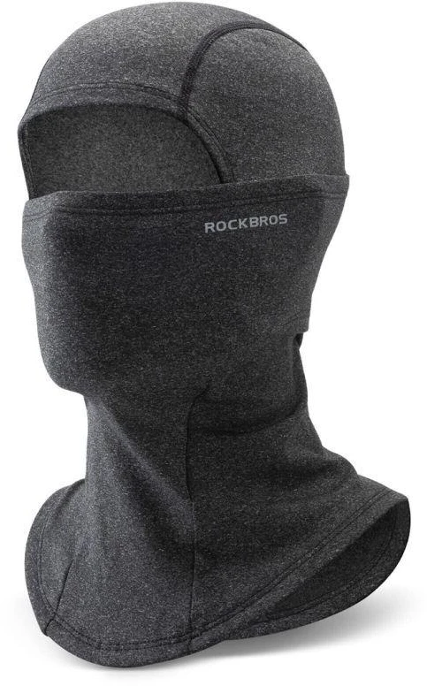 Balaklava pamušta flisu, tamsiai pilka Rockbros
