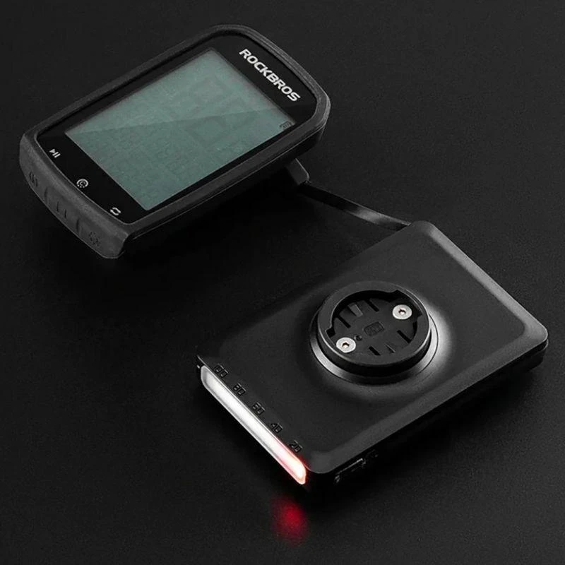 Rockbros JP008 priekinis dviračio žibintas prekystaliui su išorine baterija 5000mAh 150lm IPX6 &8211; juodos spalvos
