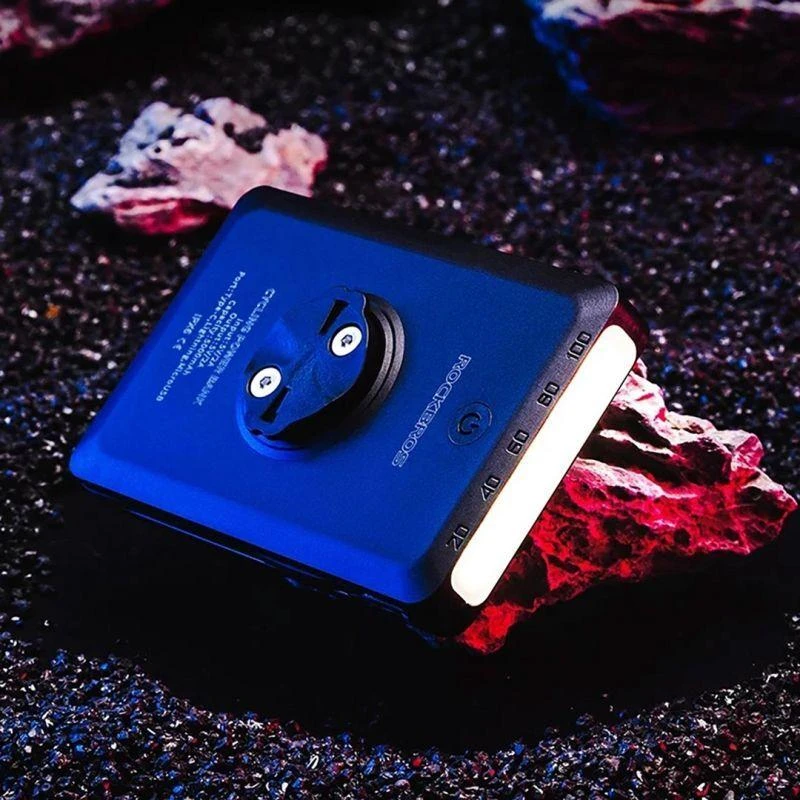 Rockbros JP008 priekinis dviračio žibintas prekystaliui su išorine baterija 5000mAh 150lm IPX6 &8211; juodos spalvos