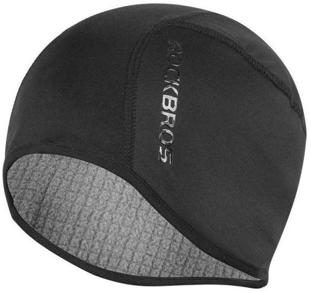 Rockbros juoda izoliuota/softshell kepurė šalmui