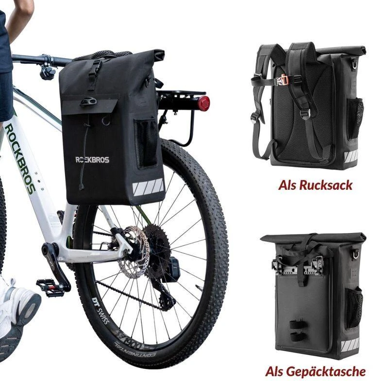 Rockbros kelioninė balnelio tašė 13,5–18 l