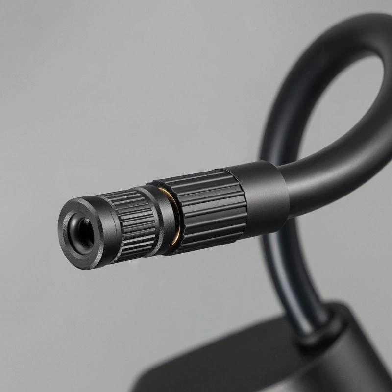 Rockbros L1 mini belaidė pompa 70 psi kompresorius, 200 mm Schrader žarnos ilgis - juoda