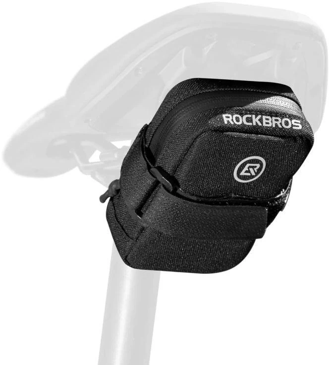 Rockbros Mini balno krepšys su CO2 kasetės laikikliu - Juoda/Žalia