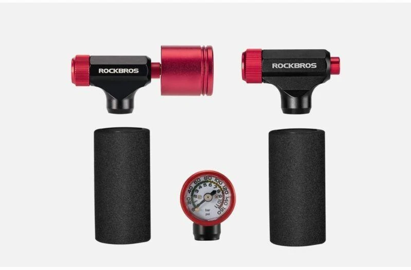 Mini CO2 pompa su manometru Rockbros