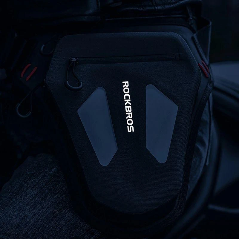 Rockbros Motociklo krepšys kojoms, šlaunims, juosmeniui, pečiams – juodos spalvos