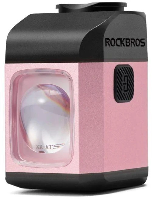 Priekinis dviračio žibintas 1600 lm, rožinis Rockbros
