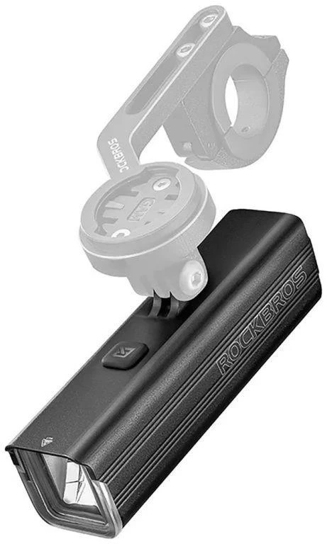 Rockbros RHL1500 priekinis dviračio žibintas 5000mAh 1500lm IPX6 – juodos spalvos