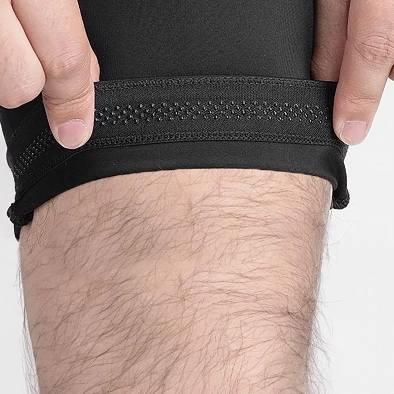 Rockbros RK2002L short bib shorts with L insert – juodos spalvos