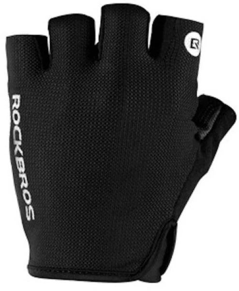 Rockbros S106BK dviratininko pirštinės, dydis L – juodos spalvos