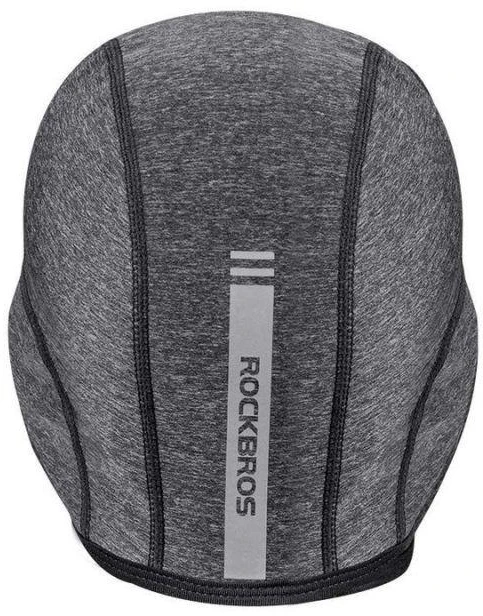 Žieminė dviratininko kepurė po šalmu softshell pilka Rockbros