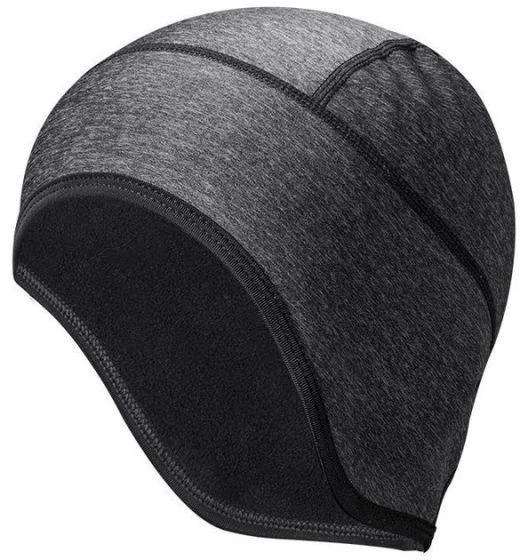 Žieminė dviratininko kepurė po šalmu softshell pilka Rockbros