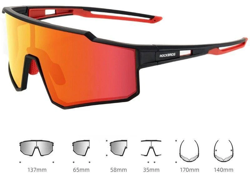 Rockbros SP316 Poliarizuoti sportiniai akiniai