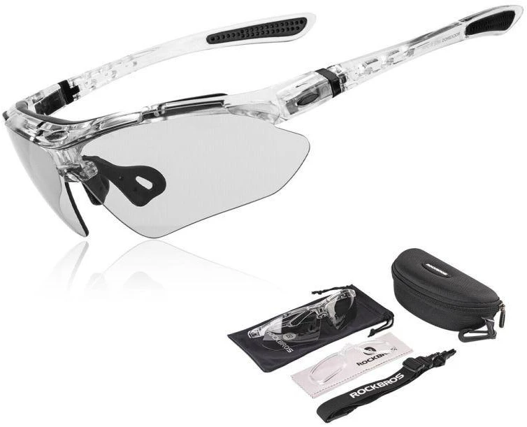Rockbros sportiniai akiniai modelis 0089 skaidrūs