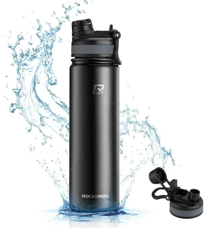 Rockbros terminis buteliukas 35210029003 juodas 1000 ml