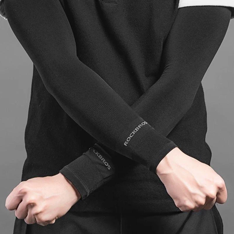Rockbros XT9002BK cycling arm warmers – juodas (2 pcs.)