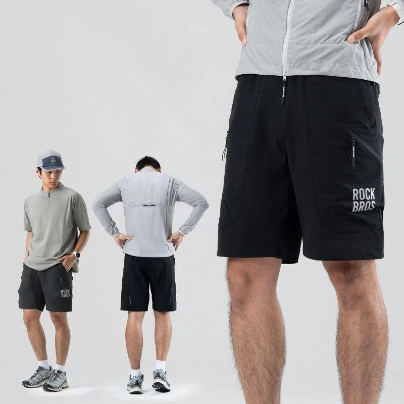 Rockbros YDDK015 šortai su diržu, dydis XL – juodi