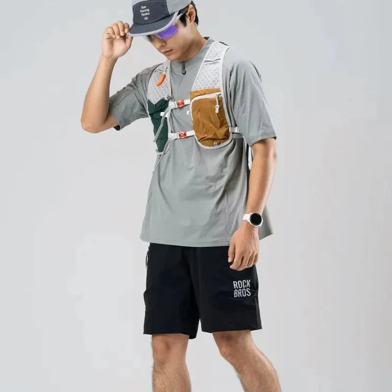 Rockbros YDDK015 šortai su diržu, dydis XL – juodi
