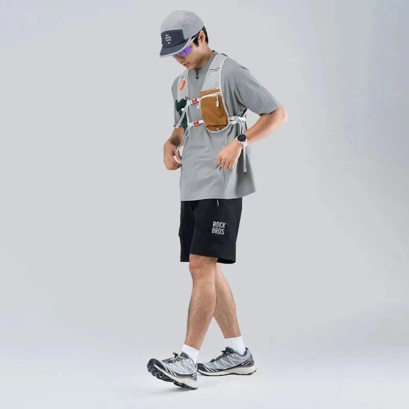 Rockbros YDDK015 šortai su diržu, dydis XL – juodi