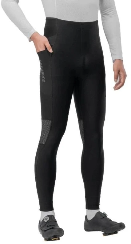 Rockbros žieminės dviratininko kelnės juodos, XL