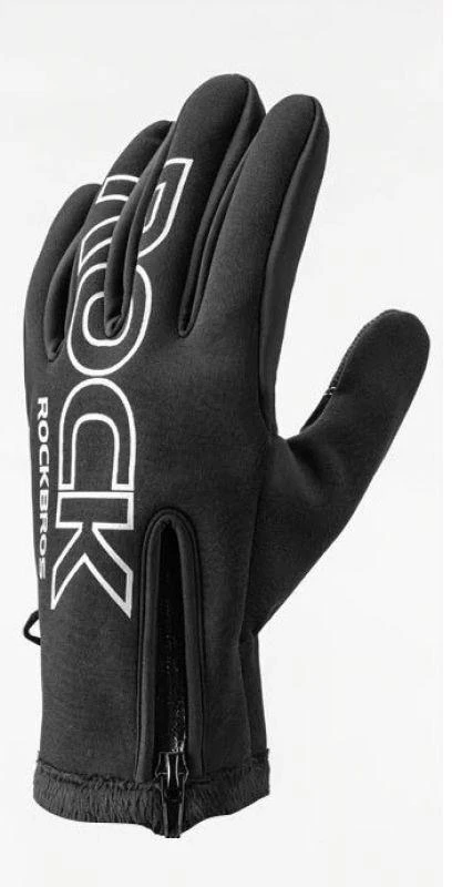 Rockbros žiemos softshell dviračių pirštinės 2XL