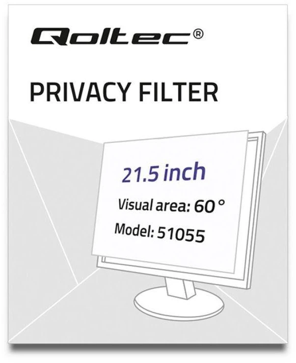 QOLTEC 51055 Qoltec Privatizuojantis filtras RODO | 21,5 | 16:9
