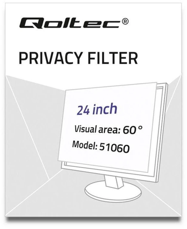 QOLTEC 51060 Qoltec Privatizuojantis filtras RODO | 24 | 16:9