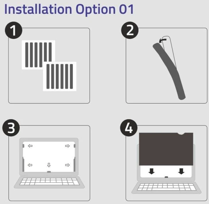 Qoltec Privatumo filtrai RODO | 27'' | 16:9
