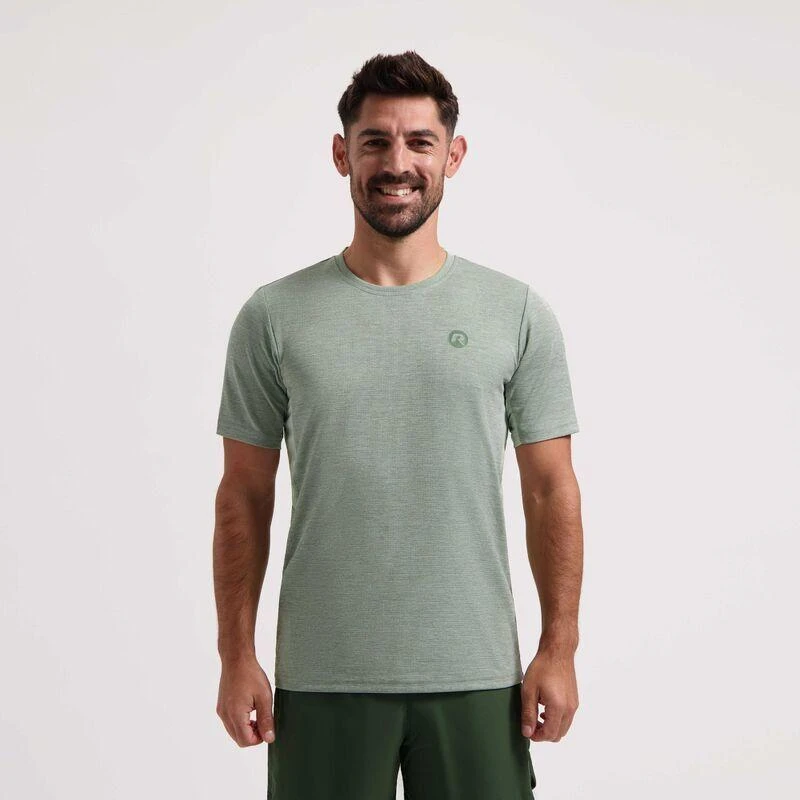 Rogelli ACE Bėgimo marškinėliai Žali 2XL