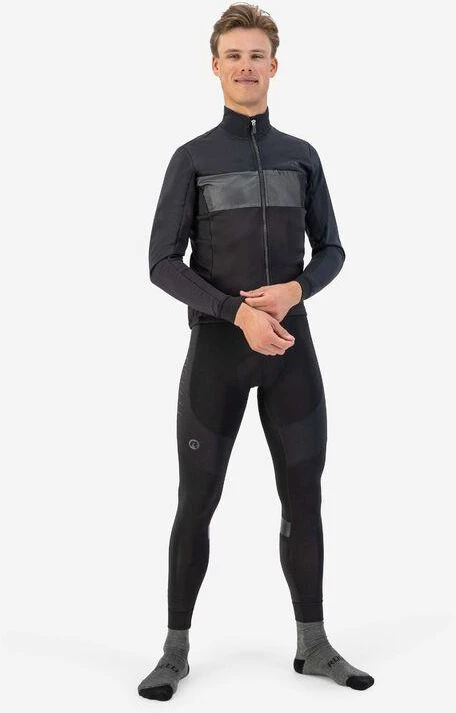 Rogelli ATTQ žieminė striukė juoda/pilka XL