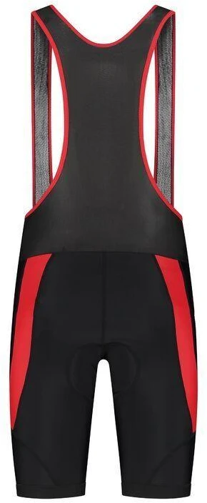 Rogelli CORE bib šortai juodi ir raudoni XL
