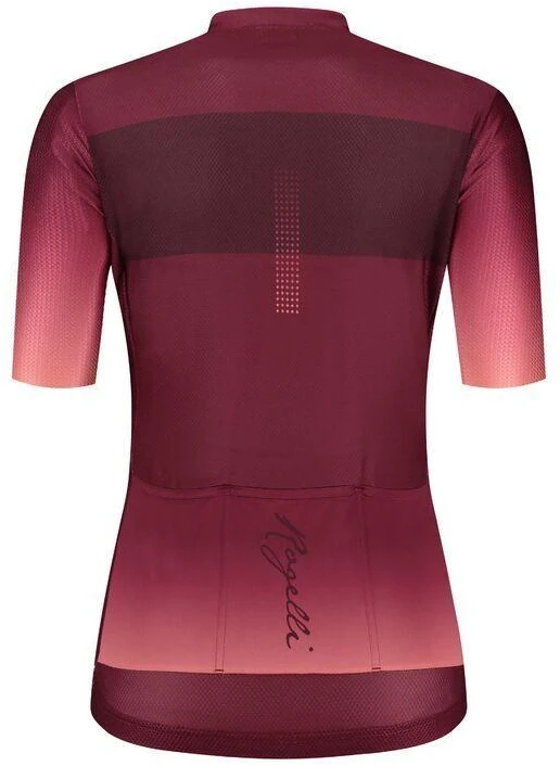 Rogelli DAWN Moteriški marškinėliai Burgundy ir Coral XL
