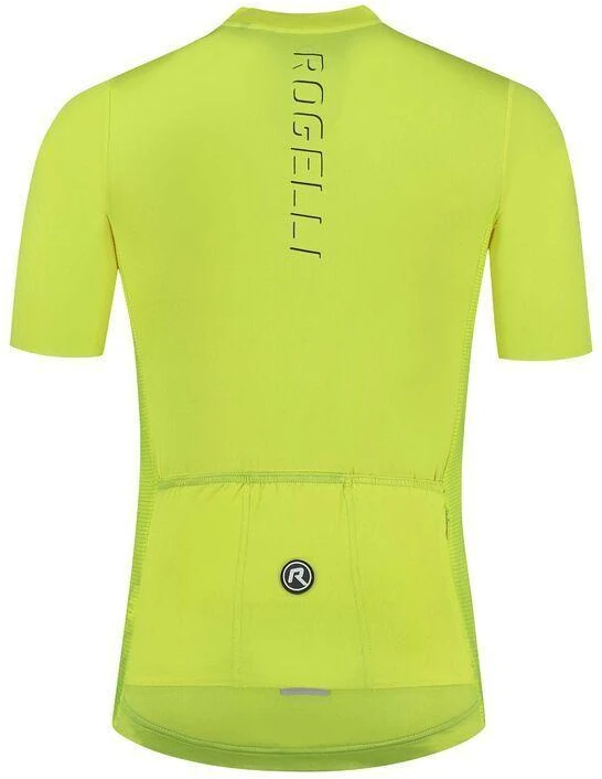 Rogelli DISTANCE vyriški marškinėliai, limetės spalvos, 2XL