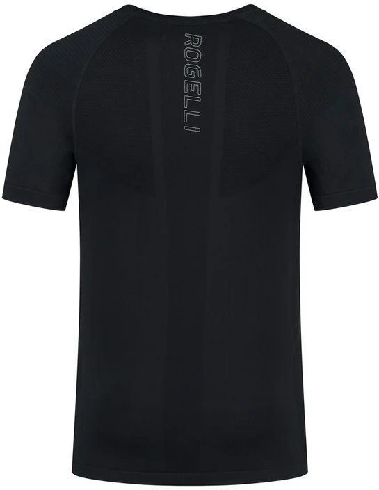 Rogelli ESSENTIAL bėgimo marškinėliai juodi 2XL