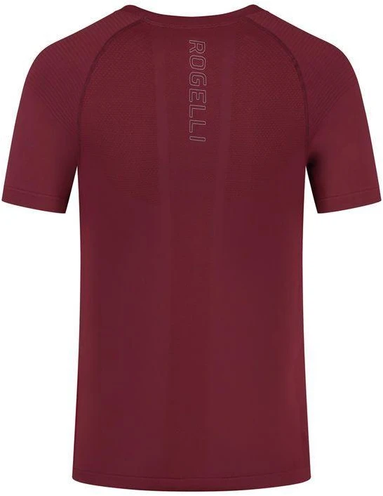 Rogelli ESSENTIAL bordo bėgimo marškinėliai L