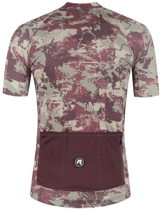 Rogelli ESSENTIAL GRAPHIC II marškinėliai pilka/raudona 2XL