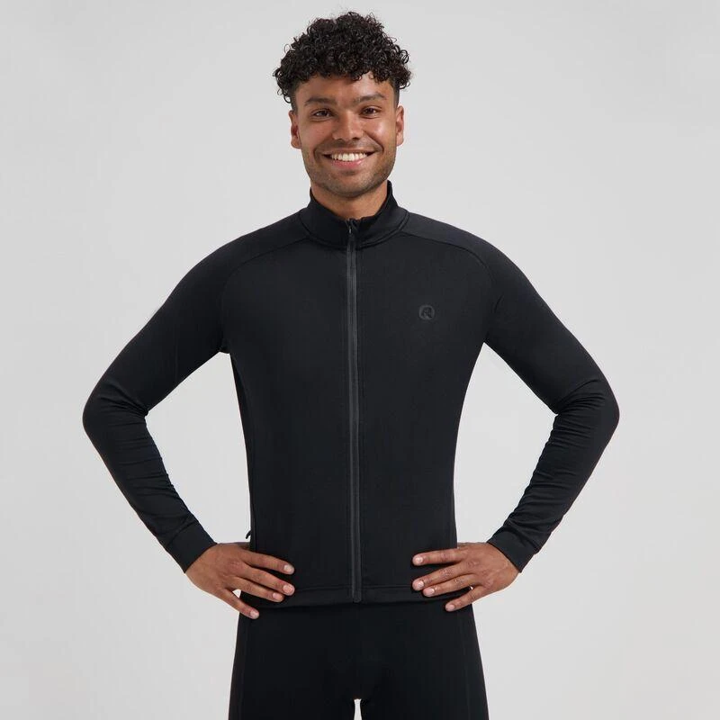 Rogelli ESSENTIAL II ilgarankoviai marškinėliai juodi 7XL