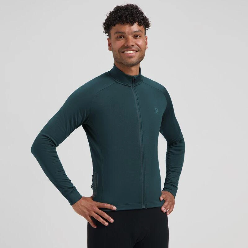 Rogelli ESSENTIAL II ilgomis rankovėmis marškinėliai mėlyni 2XL