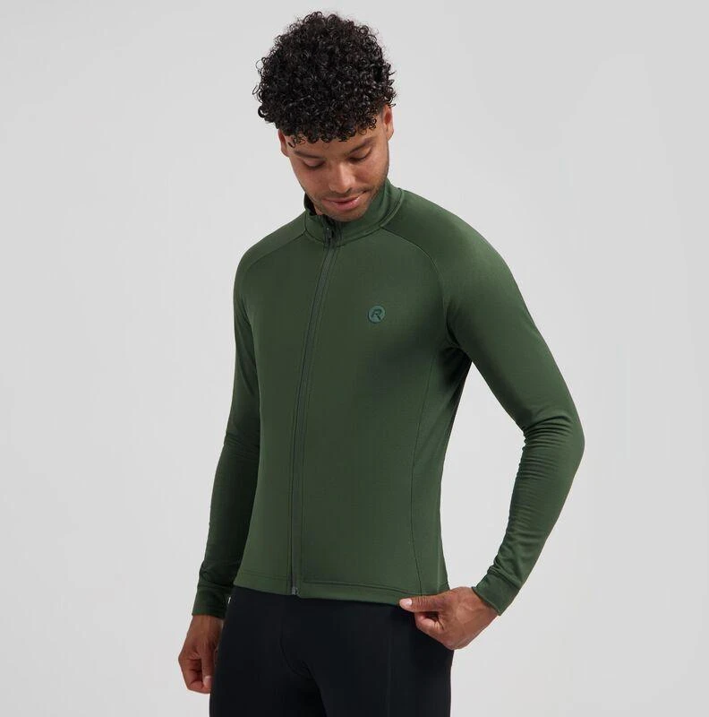 Rogelli ESSENTIAL II žali marškinėliai ilgomis rankovėmis 2XL