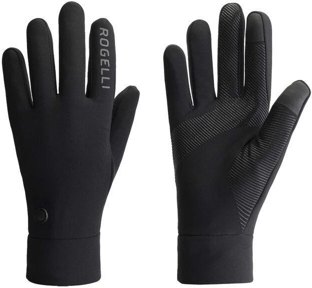 Rogelli ESSENTIAL ŠILUMINĖS pirštinės juodos 2XL