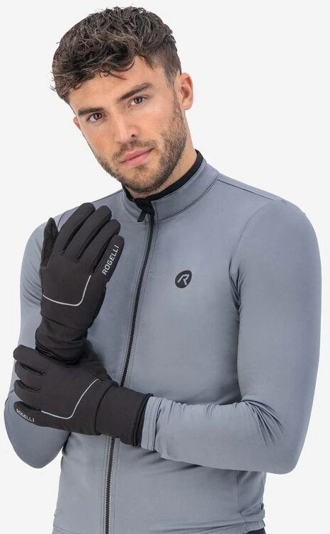Rogelli ESSENTIAL žieminės pirštinės juodos 3XL