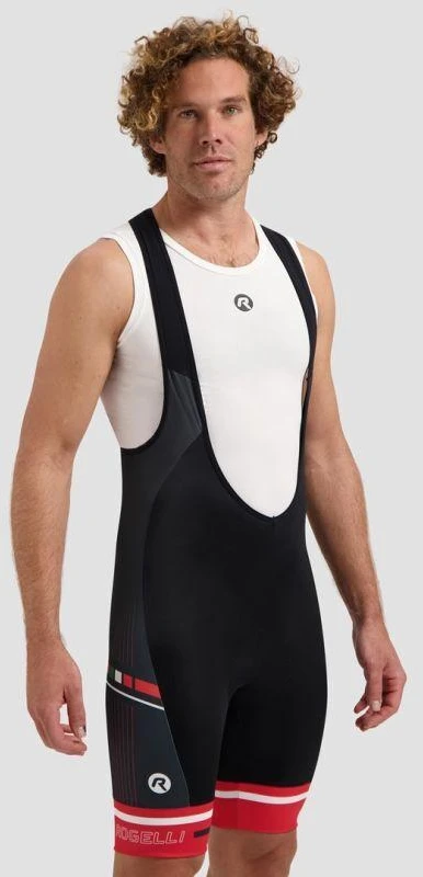 Rogelli GARA MOSTRO II šortai juodi ir raudoni 4XL