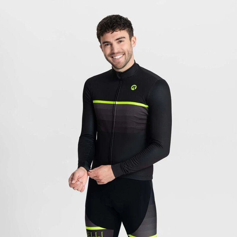 Rogelli HERO II fluorescentiniai marškiniai ilgomis rankovėmis XL