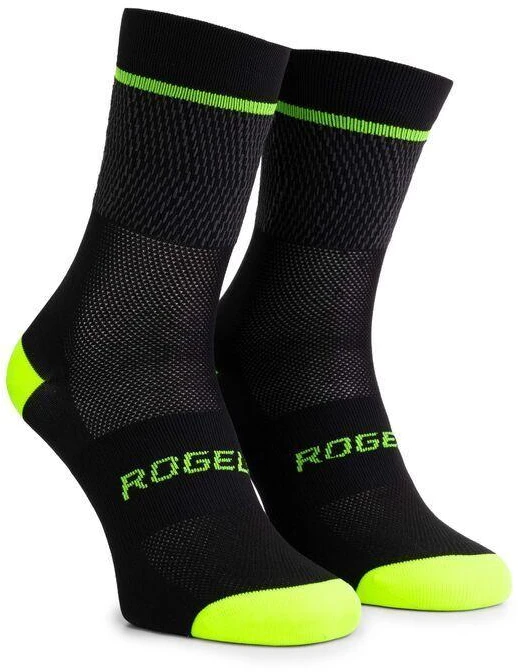 Rogelli HERO II kojinės juodos-fluorescencinės 36-39