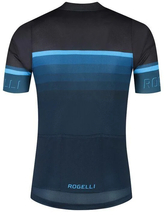 Rogelli HERO II Marškinėliai Juoda ir Mėlyna 3XL