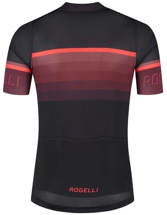 Rogelli HERO II marškinėliai juodi ir bordo 4XL