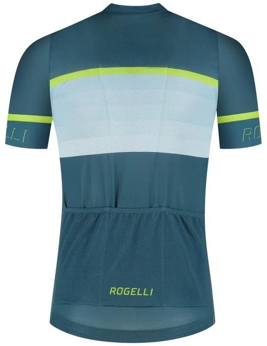 Rogelli HERO II Marškinėliai Mėlyni ir Lime 2XL